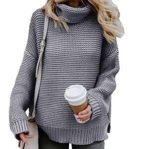 *SALE* Cozy Long Sleeve Turtle-Neck Sweater